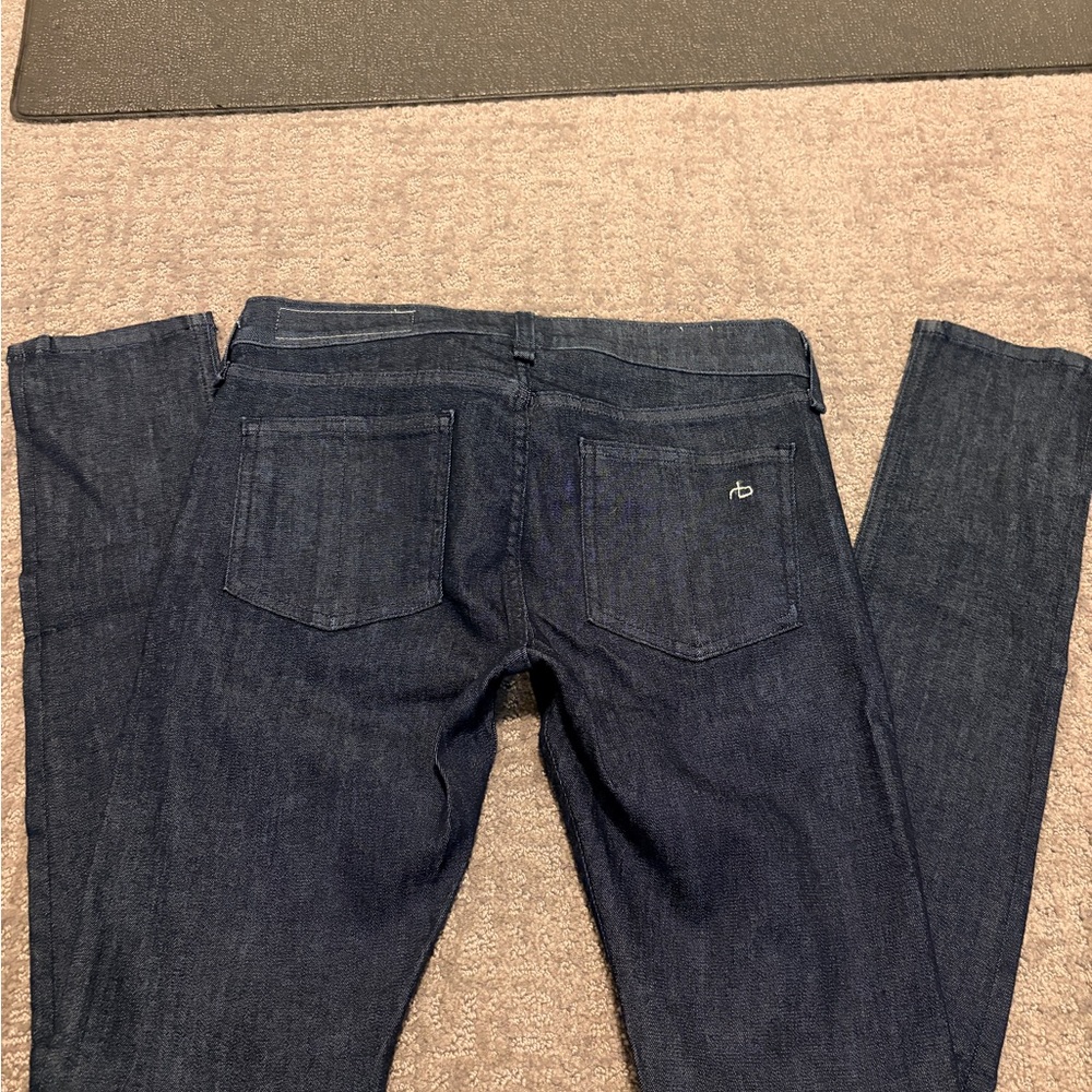 rag & bone Women's Dark Blue Skinny Jeans